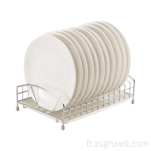 Comptoir de cuisine Rack de drainage en acier inoxydable vertical